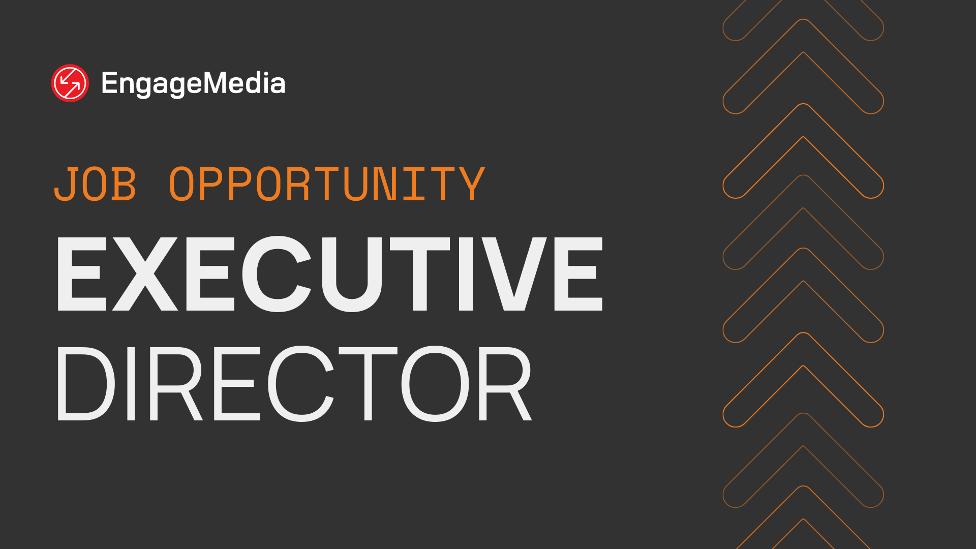 [closed] Job Opportunity: Executive Director – EngageMedia